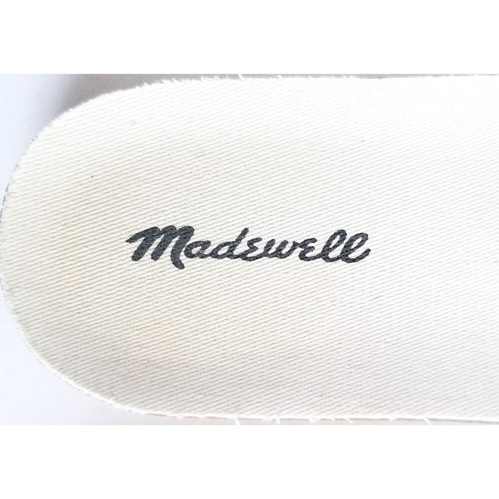 MADEWELL Sidewalk Low Top Sneakers Painted Leopard Calf Hair Sz 7.5 Brown - Picture 2 of 13